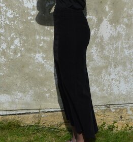 Černá dlouhá manšetrová sukně Hammer vel 40 - 5