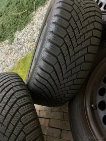 Plechové disky 5x112 16 se zimním pneu 205/55 R16 - 5