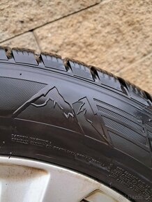 4x original. Alu disky Audi + zimni gumy Hankook - 5
