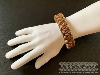 Paracord náramek (20,5 cm) Desert Camo - Brown - 5