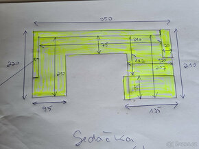 Velká luxusní sedačka - 5