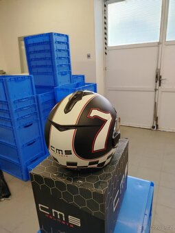 výklopná přilba CMS helmets SUC GT CAFE RACER velikost M - 5