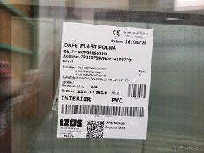 Plastová okna nová, trojsklo, Rehau, Dafeplast - 5