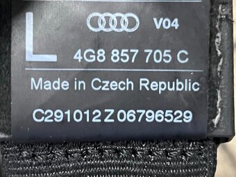 Palubní deska černá 24A 4G1857001 Audi A6 C7 4G r.v. 2013 - 5