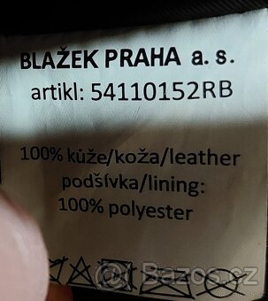 Luxusní kožená brašna/diplomatka zn. Blažek - 5