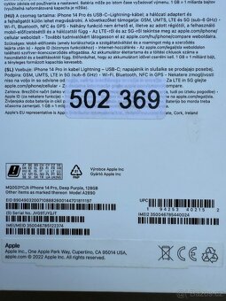 Apple iPhone 14 Pro - 128GB – Deep Purple - 5