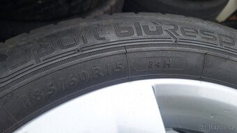 Alu kola 5x100 6Jx15 ET 38 185/60 R15 - 5