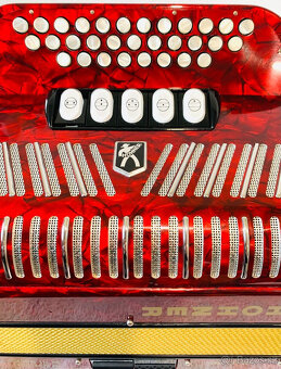 Predám krásnu heligónku/ diatonickú harmoniku Hohner NORMA D - 5