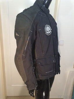 Mohawk MVS-1 Kůže Textil bunda na moto Harley XL - 5
