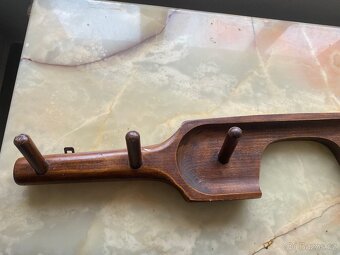 Vintage Dřevo Nástěnné Věšák - 5