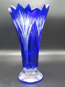 menší vázy barevný křišťál - 5