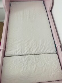 Ikea BUSUNGE rozkládací postel růžová - 5