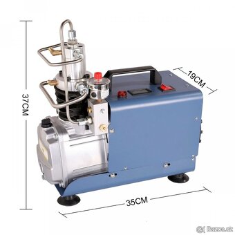 ❗Kompresor 300BAR AUTOMAT❗SET s Lahví NOVÝ MODEL - 5