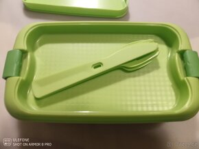 Plastový jídelní Box s přiborem - 5