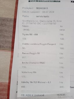 Prodám skůtr Piaggio nrg 50 - 5
