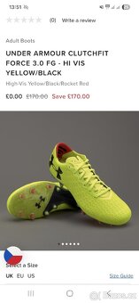 Kopačky Under Armour ClutchFit Force 3.0, nové, 42 - 5