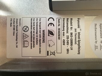 Topné zrcadlo 450W s LED podsvícením a termostatem - 5