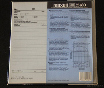 ♫ Magnetofonová ALU cívka MAXELL UD 35-180 ♫♫ - 5