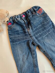 Dívčí džíny se zateplením vel. 86 - 5