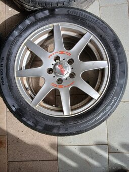 Prodám disky r16 112x5 s pneu 195/60 r16 - 5
