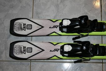 lyže salomon X-max 120 cm , lyžaky rossignol - 5