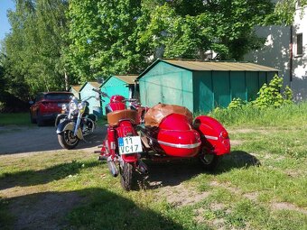 Jawa 250 se sajdou - 5