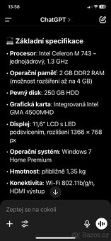 Acer aspire 1410 742G25n - 5
