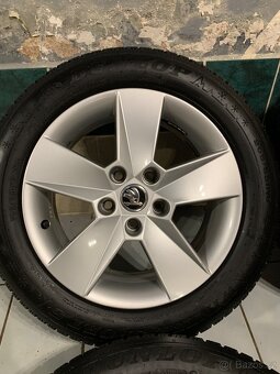 Alu kola Škoda R16 5X112 ZIMNÍ PNEU 205/55 R16 ILLIAS - 5