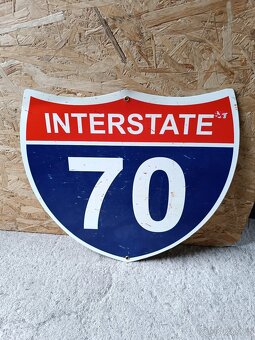 Stará Americká cedule, značka 60x77 cm slusna dekorace - 5