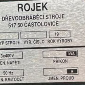 Srovnávačka s protahem  ROJEK MSP 410 - 5