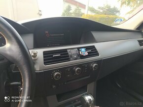 Interiér BMW E61 černá kůže paměti, výhřev KRÁSNÝ - 5