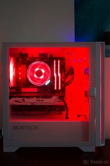 herní PC bílý design RGB|Ryzen5 3600X +GTX 1070 + 1TB SSD - 5
