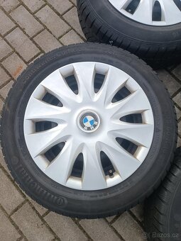 459. Plechové disky R16 BMW + Poklice + zimní pneu. - 5