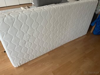 2x postel Ikea Hemnes s roštem + 1 matrace - 5