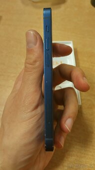 Apple iPhone 12mini 64GB blue,baterie 85%,slušný stav,záruka - 5