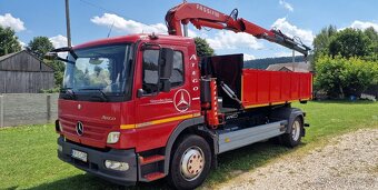 MERCEDES-BENZ ATEGO 1624 HÁKOVÝ NOSIČ + HYDR. RUKA + Kontaj - 5