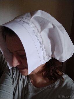 Velký čepec dobový oděv 2x - 5