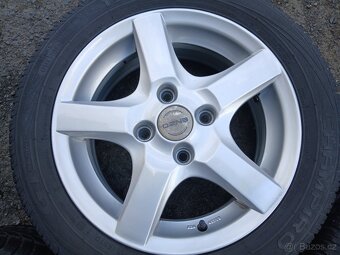 Prodám sadu ALU kol Enzo 195/55R15 letní - 5