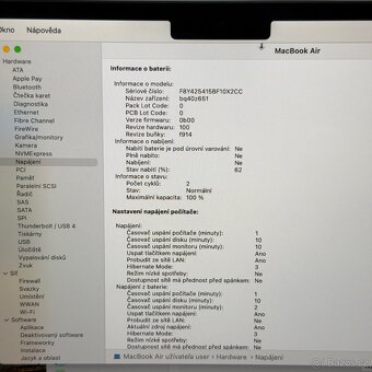 NOVÝ MACBOOK AIR 13” m3/256GB/8GB/BATERIE 100% - 5