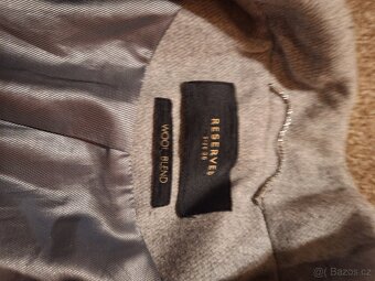 Vlněný kabát S/M zn. RESERVED - 5