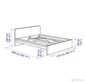 Prodej postele MALM - IKEA - 5