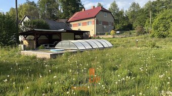 Prodej pozemku o rozloze 810 m2 s bazénem, Olešnice na Morav - 5