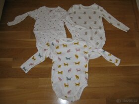 Body vel. 86/ 92 málo nošená či nová H&M, F&F, Lupilu aj. - 5