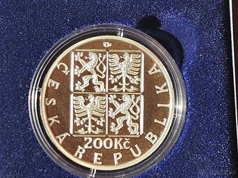 1998-200 Kč 800. výročí korunovace Přemysla I. Otakara-PROOF - 5