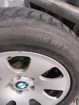 4ks alu disky orig. BMW 5x120 R17 245/55 r17 - 5