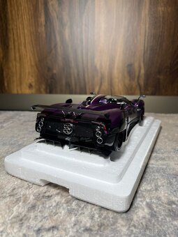 LCD Model - Pagani Zonda HP Barchetta, Carbon Purple, 1:18 - 5