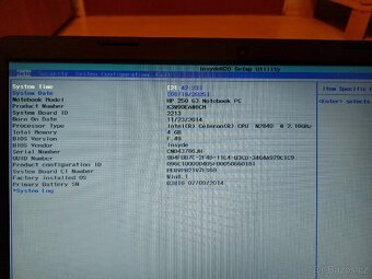 Notebook HP 250 G3 Intel Celeron 4GB RAM 500GB HDD - 5