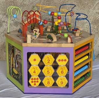 Velká dřevěná motorická kostka - 5