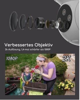 COOAU 2K venkovní sledovací kamera - 5