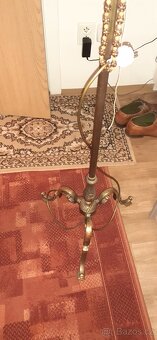 Starožitný lustr + Lampa - 5